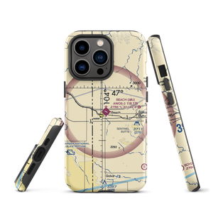 Beach Airport (20U) VFR Sectional  Tough iPhone Case