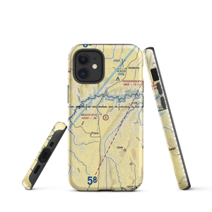 Beach Ranch Airport (OR64) VFR Sectional  Tough iPhone Case