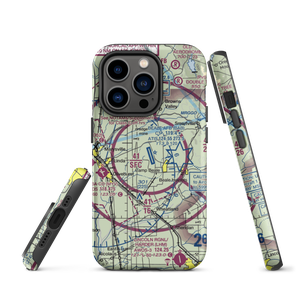 Beale Air Force Base (BAB) VFR Sectional  Tough iPhone Case