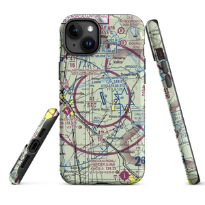 Beale Air Force Base (BAB) VFR Sectional  Tough iPhone Case