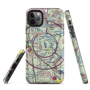 Beale Air Force Base (BAB) VFR Sectional  Tough iPhone Case