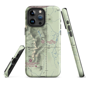 Bear Creek 1 Airport (AK02) VFR Sectional  Tough iPhone Case