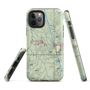 Bear Creek 3 Airport (Z48) VFR Sectional  Tough iPhone Case