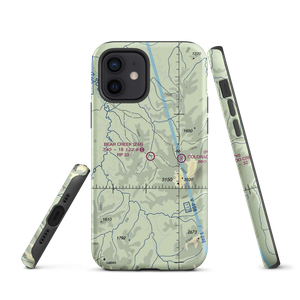 Bear Creek 3 Airport (Z48) VFR Sectional  Tough iPhone Case