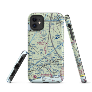 Bear Pen Airport (NC43) VFR Sectional  Tough iPhone Case