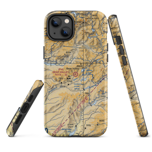 Bear Valley STOLport (73CA) VFR Sectional  Tough iPhone Case