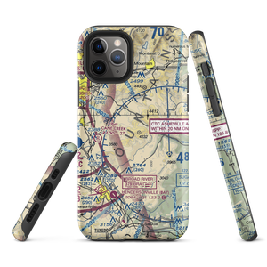 Bearwallow Farm Airport (0NC1) VFR Sectional  Tough iPhone Case