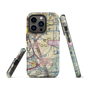 Bearwallow Farm Airport (0NC1) VFR Sectional  Tough iPhone Case