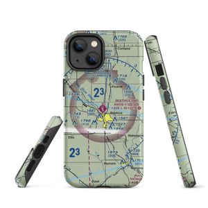 Beatrice Municipal Airport (BIE) VFR Sectional  Tough iPhone Case