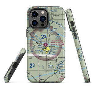 Beatrice Municipal Airport (BIE) VFR Sectional  Tough iPhone Case