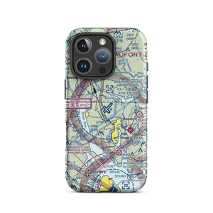 Beaufort MCAS - Merritt Field (NBC) VFR Sectional  Tough iPhone Case