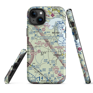 Beaver Dam Airpark (VA33) VFR Sectional  Tough iPhone Case