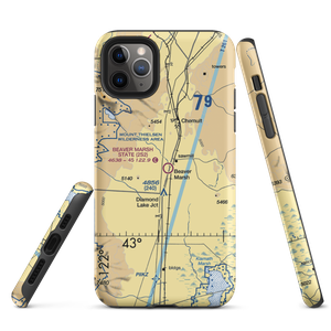 Beaver Marsh State Airport (2S2) VFR Sectional  Tough iPhone Case