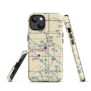 Beaver Municipal Airport (K44) VFR Sectional  Tough iPhone Case