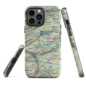 Beaver Springs Airport (PA39) VFR Sectional  Tough iPhone Case