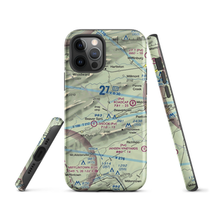 Beaver Springs Airport (PA39) VFR Sectional  Tough iPhone Case