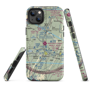 Bedford County Airport (HMZ) VFR Sectional  Tough iPhone Case