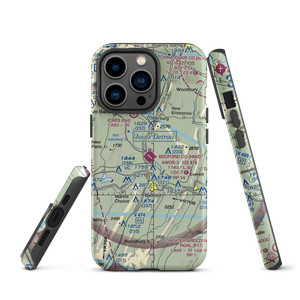 Bedford County Airport (HMZ) VFR Sectional  Tough iPhone Case