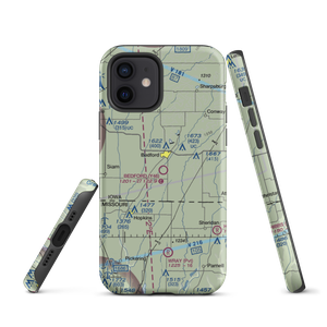 Bedford Municipal Airport (Y46) VFR Sectional  Tough iPhone Case