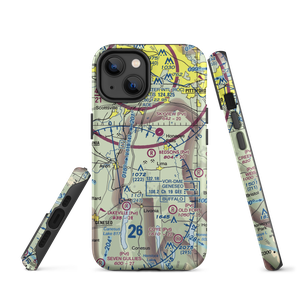 Bedson's Land Base Airport (52NY) VFR Sectional  Tough iPhone Case