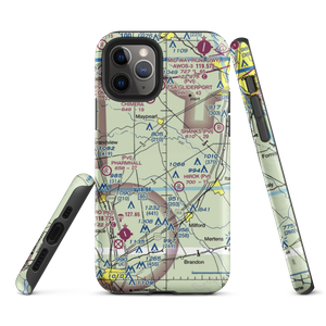 Bee Creek Airport (34TE) VFR Sectional  Tough iPhone Case