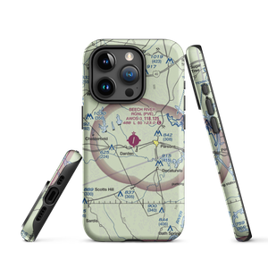 Beech River Regional Airport (PVE) VFR Sectional  Tough iPhone Case