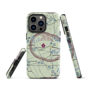 Beech River Regional Airport (PVE) VFR Sectional  Tough iPhone Case