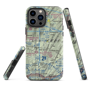 Beers Farm Airport (PN73) VFR Sectional  Tough iPhone Case