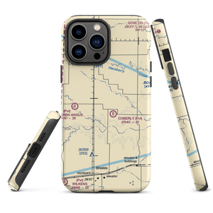 Beesley Farms Airport (SN66) VFR Sectional  Tough iPhone Case