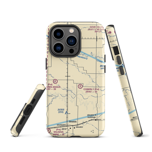 Beesley Farms Airport (SN66) VFR Sectional  Tough iPhone Case