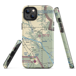 Beggs Ranch Airport (1TX3) VFR Sectional  Tough iPhone Case