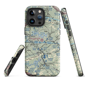 Belcher Regional Airport (57KY) VFR Sectional  Tough iPhone Case