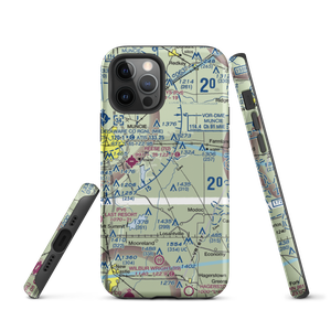 Belknap-Icarus Acres Airport (1IN0) VFR Sectional  Tough iPhone Case