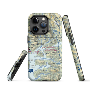 Bell Island Hot Springs Seaplane Base (KBE) VFR Sectional  Tough iPhone Case