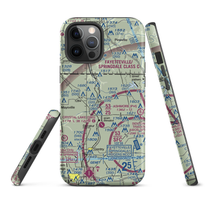 Bella Vista Field (AR09) VFR Sectional  Tough iPhone Case