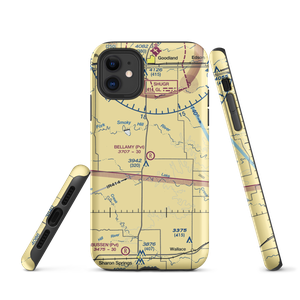 Bellamy Farm Airport (27KS) VFR Sectional  Tough iPhone Case