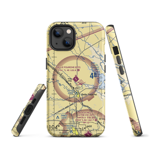 Belle Fourche Municipal Airport (EFC) VFR Sectional  Tough iPhone Case