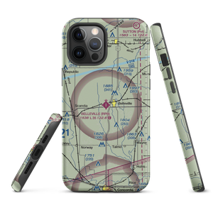 Belleville Municipal Airport (RPB) VFR Sectional  Tough iPhone Case