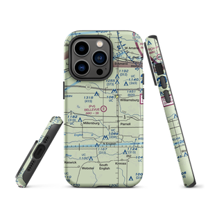 Bellevue Farms Airport (59IA) VFR Sectional  Tough iPhone Case