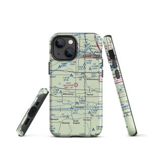 Bellevue Farms Airport (59IA) VFR Sectional  Tough iPhone Case