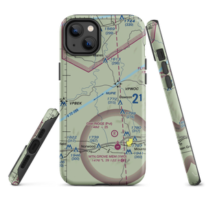 Belly Acres Ranch Airport (22MO) VFR Sectional  Tough iPhone Case
