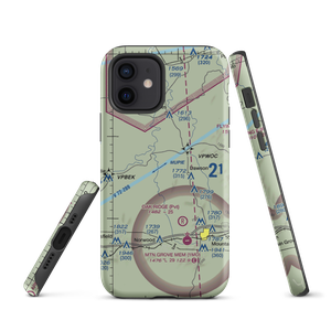 Belly Acres Ranch Airport (22MO) VFR Sectional  Tough iPhone Case