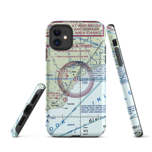 Beluga Airport (BLG) VFR Sectional  Tough iPhone Case