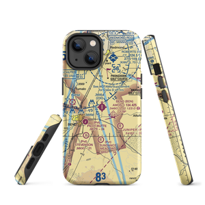 Bend Municipal Airport (BDN) VFR Sectional  Tough iPhone Case