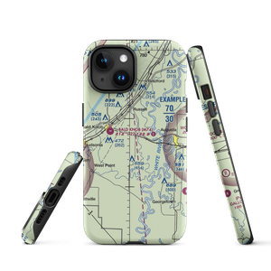 Bennetts Field (BENNETT) VFR Sectional  Tough iPhone Case