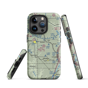 Bent Nail Ranch Airport (7KS4) VFR Sectional  Tough iPhone Case