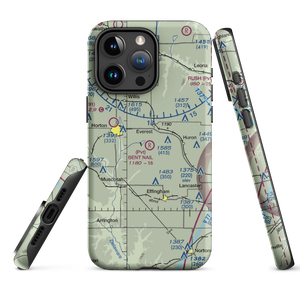 Bent Nail Ranch Airport (7KS4) VFR Sectional  Tough iPhone Case