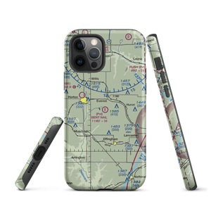 Bent Nail Ranch Airport (7KS4) VFR Sectional  Tough iPhone Case