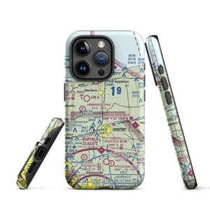 Bent-Wing Airport (59NY) VFR Sectional  Tough iPhone Case