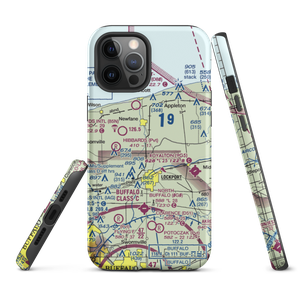Bent-Wing Airport (59NY) VFR Sectional  Tough iPhone Case
